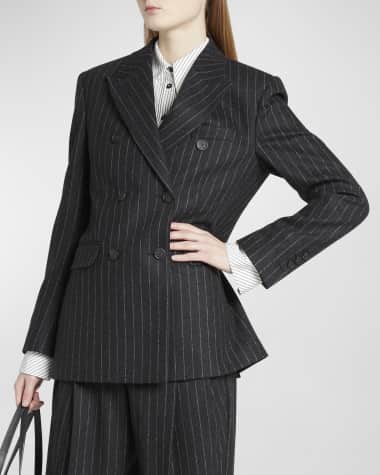 Golden Goose Pinstripe Wool Blazer