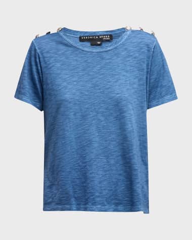 Veronica Beard Carla Crewneck Sailor Tee