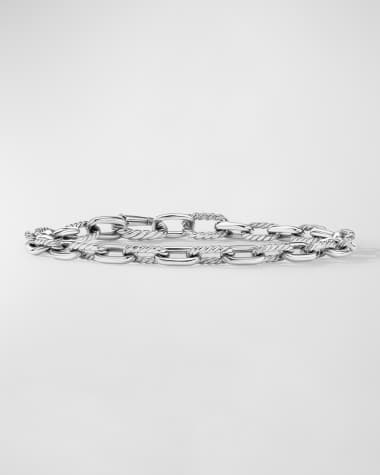 David Yurman Men's DY Madison Chain Bracelet in Silver, 6mm