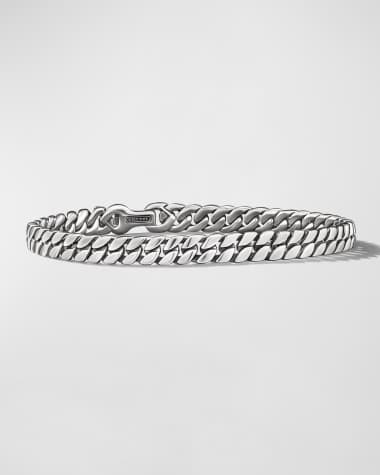 David Yurman Men's Streamline Cuff Bracelet - Sterling Silver - Size Medium