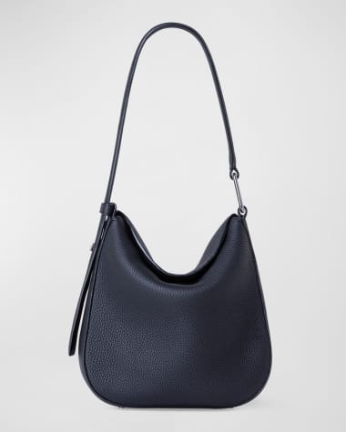 Akris Anna Little Leather Hobo Bag