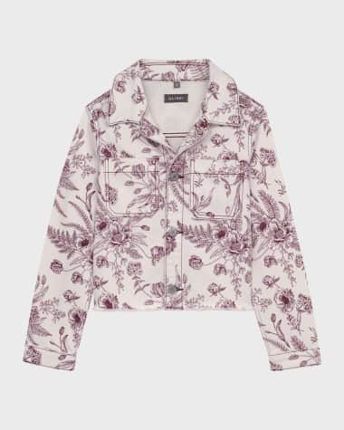 DL1961 Girl's Manning Denim Jacket, Size S-6