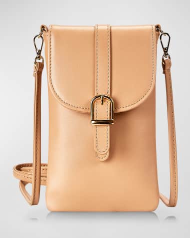 Gigi New York Emmie Phone Leather Crossbody Bag