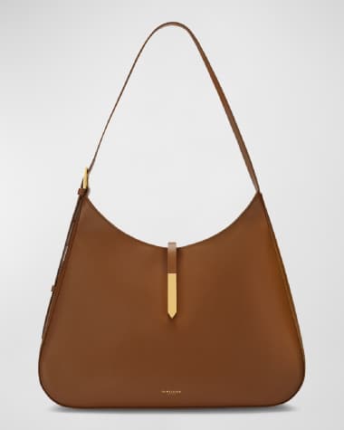 DeMellier Tokyo Midi Leather Shoulder Bag