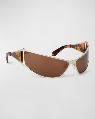 Off-White c/o Virgil Abloh Sunglasses 'riccione' in Brown for Men
