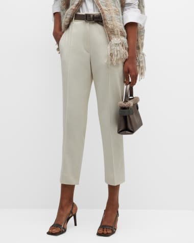 Buy Brunello Cucinelli beige leather pants at the Park Avenue boutique.  Brunello Cucinelli beige leather pants from the best world brands with  delivery across Ukraine › Park Avenue