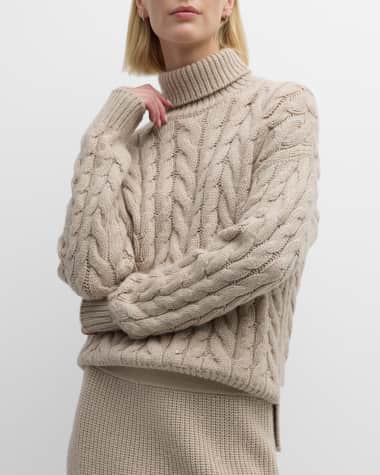 louis-vuitton-blue-shoulder-bag-and-white-cable-knit-sweater