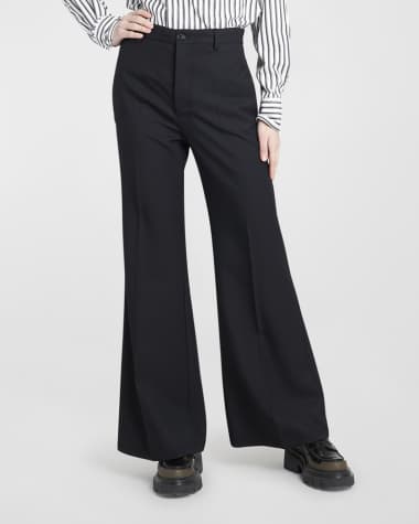 Plan C Flared Wool Trousers