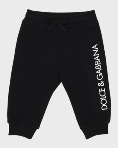 Dolce&Gabbana Kid's Logo Jogger Sweatpants