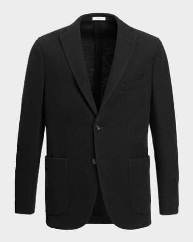 Boglioli Men's Solid Knit Blazer