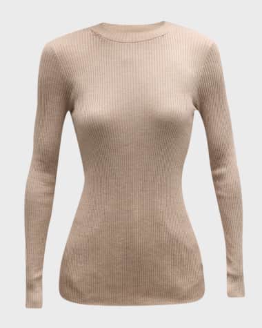 Brunello Cucinelli Ribbed Cashmere Top