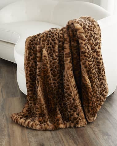 Fabulous Furs Posh Faux-Fur Throw Blanket, 60" x 72"