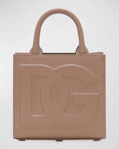 Dolce&Gabbana DG Logo Leather Top-Handle Bag