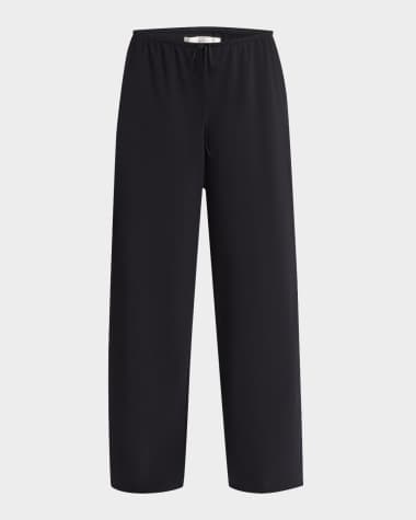 THE ROW Bariem Wide-Leg Jersey Pants