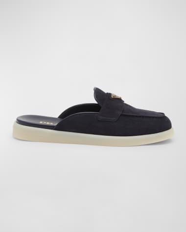 Prada mules sale hot sale
