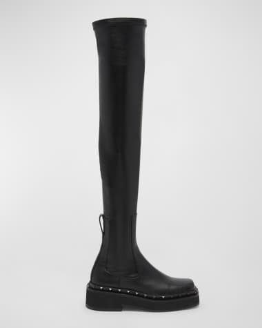 Valentino Garavani Rockstud Over-The-Knee Boots