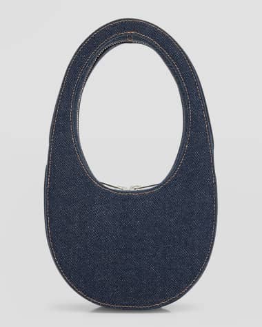 Coperni Swipe Mini Denim Crossbody Bag