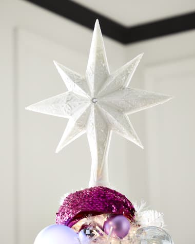 Christopher Radko Pearl Stellar Finial