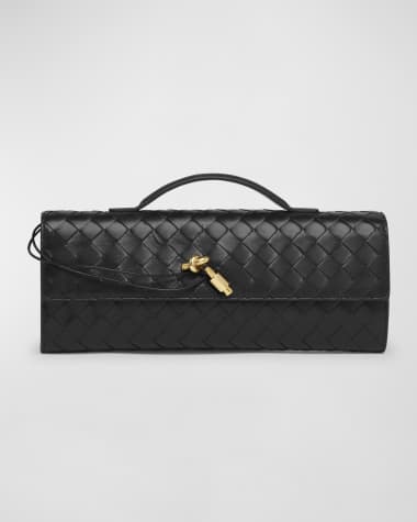 Bottega Veneta Long Andiamo Clutch Bag with Handle