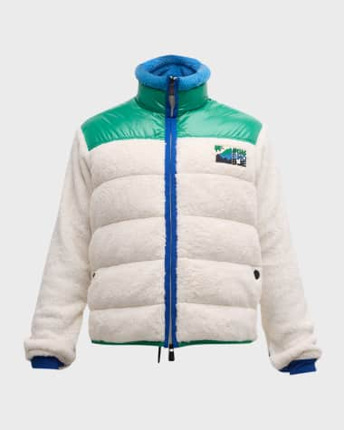 Fuyue Zip Up Jacket in Green - Moncler