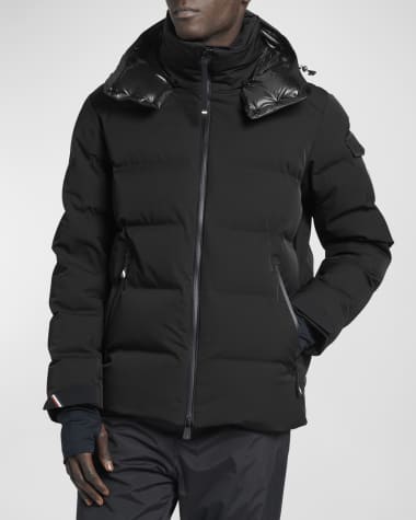MONCLER GRENOBLE Knitted and Quilted Shell Down Ski Jacket for Men
