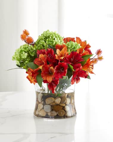 John-Richard Collection Golden Light Faux-Floral Arrangement