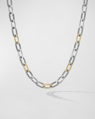 Alice Duo Set of Two Herringbone & Figaro Chain Layering