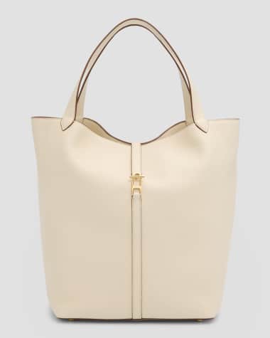 Savette Grain Leather Tote Bag