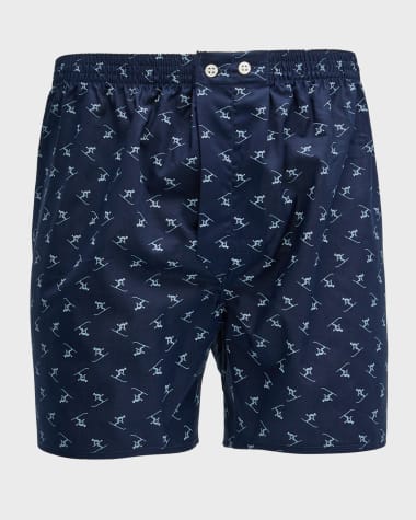 Derek Rose Men's Nelson 95 Ski-Print Boxers