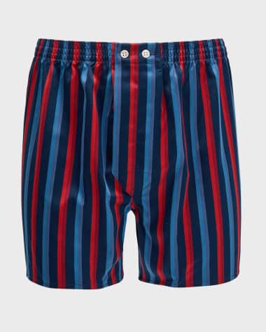 Derek Rose Men's Wellington 55 Stripe Boxers