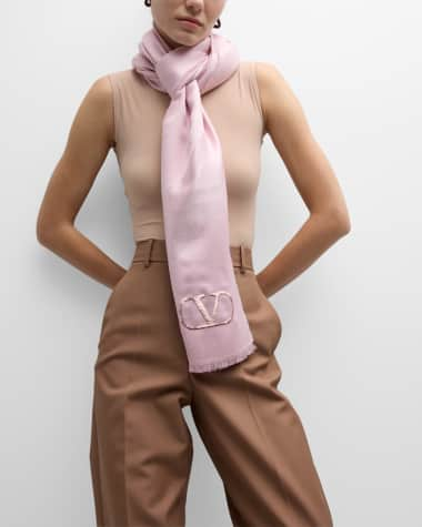 Shop Valentino Garavani Toile Iconographe Silk Bandeau Scarf