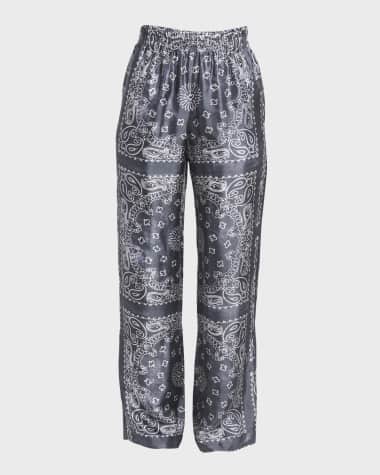 Golden Goose Bandana-Print Pull-On Jogging Pants