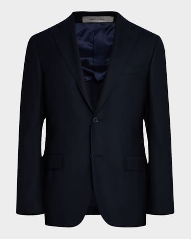 Corneliani Men's Wool Hopsack Blazer