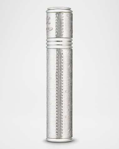 Empty Silver Refillable Pocket Spray Case