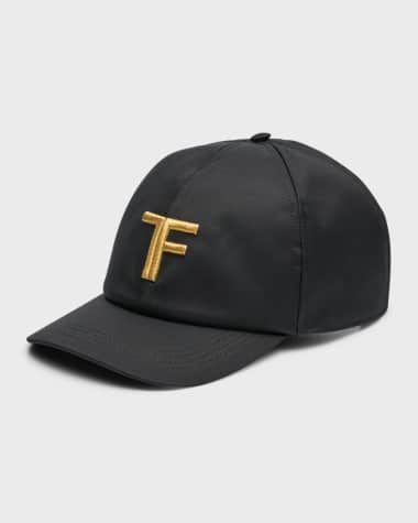 TOM FORD Men's Embroidered TF Baseball Cap