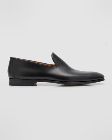 Louis vuitton Faux Leather Black Men's Balley Shoes