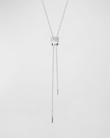 Boucheron Quatre 18K White Gold Double Edition Small Tie Necklace