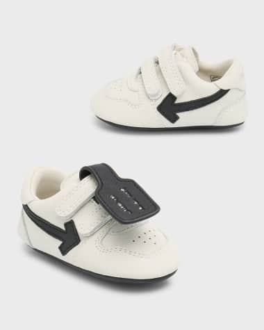 Off-White Kid's Out Of Office Leather Low-Top Sneakers, Baby