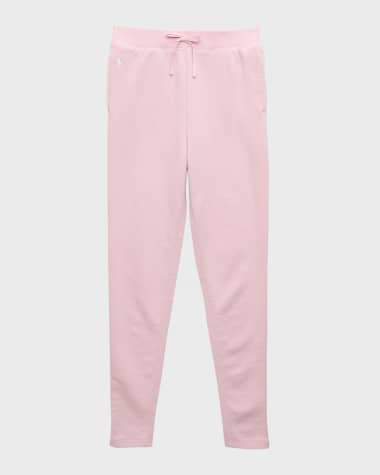 Ralph Lauren Childrenswear Girl's Pony Embroidered Leggings, Size S-XL