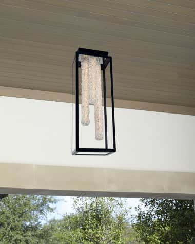 Allegri Crystal by Kalco Lighting Lina LED Outdoor Flush Mount