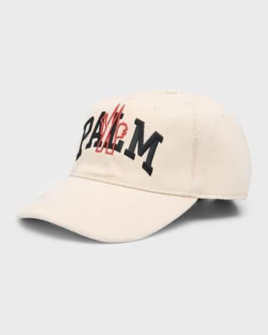 Moncler Genius Moncler x Palm Angels Men's Embroidered Logo Baseball Cap