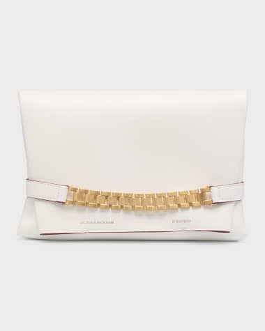 Victoria Beckham Chain Pouch Leather Shoulder Bag