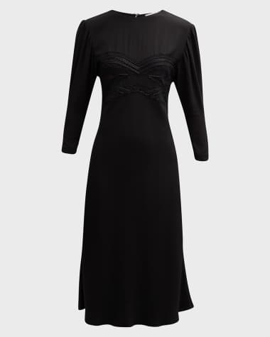 Iro Maldi Bead Embroidered Midi Dress