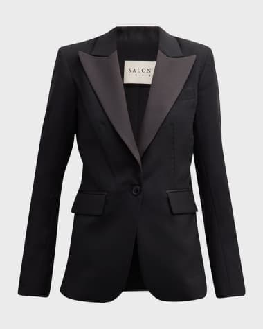 Salon 1884 Martine Single-Breasted Tuxedo Jacket