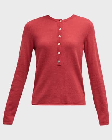FORTELA Lou Cashmere Henley Top