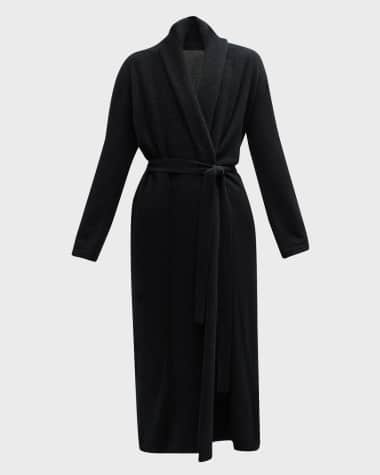 Neiman Marcus Cashmere Collection Cashmere Shawl-Collar Robe