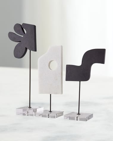 Arteriors Uri Sculptures, Set of 3