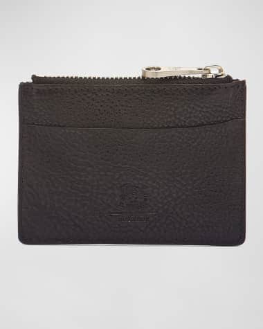 Il Bisonte Men's Cestello Leather Zip Card Case