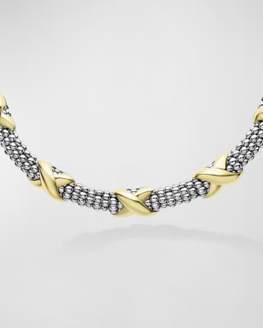 LAGOS Embrace 5 Station X Caviar Necklace
