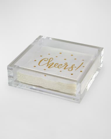 Tizo Lucite Cocktail Napkin Tray